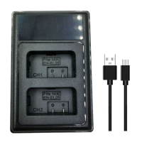 EN-EL25 Charger USB Dual Battery Charger for Nikon Z 50 Z Fc Z50 Zfc Camera Battery Charger EN-EL25 Replacement Charger