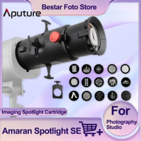 Aputure Amaran Spotlight SE kit 36° / 19 ° Imaging Spotlight Cartridge Fresnel Lens for Video Lighting amaran 150C 300C 200x S