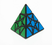 藍藍六角星金字塔魔方異形三角魔方玩具六角星魔方趣味魔方玩具