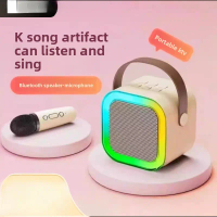 Loa Bluetooth, K12, Tất Cả Trong Một Karaoke, Cầm Tay, Loa Bluetooth Không Dây Mini Hát, Máy Karaoke