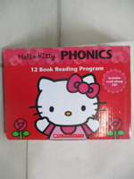 【書寶二手書T1／字典_IY6】Hello Kitty Phonics Box Set 2(12書+1CD)(紅盒)_1565465703696