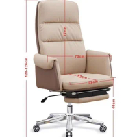 Boss chair comfortable sedentary can lie down 180 degrees ergonomic lunch sofa chair Office chair home computer chair