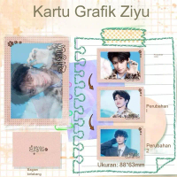 Kartu gradasi 3 sisi photocard gradasi versi tf family tnt xuning ziyu