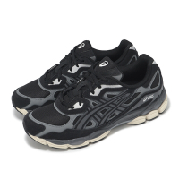 Asics 休閒鞋 GEL-NYC 男鞋 黑 灰藍 緩衝 拼接 千禧跑鞋 復古 亞瑟士 1203A739001