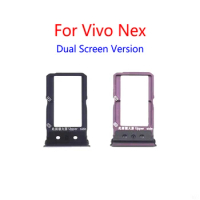 For Vivo Nex Dual Screen Version New SIM Card Slot Tray Holder Sim Card Reader Socket