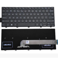 US new laptop keyboard for DELL Inspiron 14 3000 3468 14-3468 English layout backlit/no-backlit