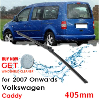 Car Wiper Blade Rear Back Window Windscreen Windshield Wipers Accessories For VW Volkswagen Caddy Hatchback 405mm 2007 Onwards