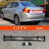 City 2008-2014 Real Carbon Fiber / FRP GT-style Car-styling Sporty Rear Trunk Wing Spoiler for Honda City 2008-2014