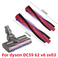 Suitable For Dyson V6 DC58 DC62 Vacuum Cleaner Accessories Built-in Roller Brush 185mm/225mm Brush Head