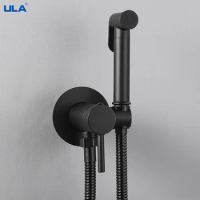 ULA Mixer Toilet Bidet Faucet Sprayer Stainless Steel Bathroom Bidet Spray Gun Set Portable Self Cleaning Hygienic Shower