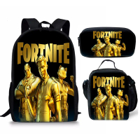 2026 New Student School Bag 17 Inch School Bag Set Fortnite School Bag Pencil Bag Lunch Bag