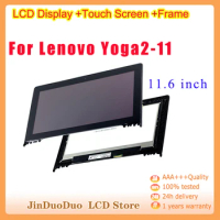 11.6"Original For Lenovo ThinkPad Yoga2-11 LCD Display Touch Screen Digitizer For Lenovo Yoga2 11 Display with Frame Replacement