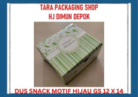 DUS SNACK MOTIF 12 X 14 CM isi 10 LEMBAR