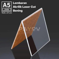 Lembaran Akrilik A5 2mm Bening Berkualitas Acrylic Alat