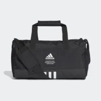【adidas 愛迪達】手提包 小號訓練提包 運動包 側背包 4ATHLTS DUF XS 黑 HB1316