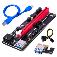PCI-E顯卡延長線轉接線USB3.0轉接卡PCIE1X轉16X pcie riser card【宜家良品百貨】