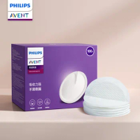 PHILIPS AVENT lactation Anti overflow breast pad postpartum disposable Thin style ventilate Leak proof nipple 100 pieces