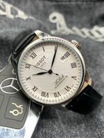 瑞士正品Tissot天梭力洛克男腕表經典系列全自動機械皮鋼帶款手表-樂購