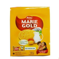 Roma Marie Gold BOX isi 12 Makanan Biskuit Susu Sarapan Cemilan Keluarga Rom Marie SUSU PAKINGSTANDA
