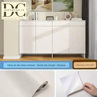 Stiker Kayu PVC Sheet Sticker Pelapis Furniture 1,2M X 10M Wall Sticker Motif Taco Sheet Serat cream