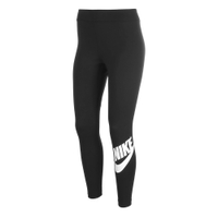 Nike Essential 女款 黑色 大Logo 高腰 彈性 透氣 棉 內搭 長褲 CZ8529-010