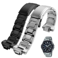 For Casio Watch G-SHOCK Steel Heart GST-B400 Series watchband Accessories Solid Stainless Steel Watch Belt Male tools