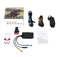 T18 HD Waterproof Drop-Resistant Portable Dual-Lens Night Vision Camera Wide-Angle 3-Inch Motorcycle Driving Recorder