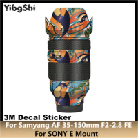 For Samyang AF 35-150mm F2-2.8 FE for SONY E Mount Lens Sticker Protective Skin Decal Film Anti-Scratch Protector Coat