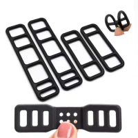 Silicone Straps Mount for Bike Handlebar / Seatpost / Helmet Bicycle Light Remote Control Bell Mount Rubber Band Accessories