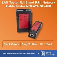 LAN Tester RJ45 + Rj11 + BNC Alat Penguji Kabel Lan Telepon LAN Tester Tools Cable Tester NOYAFA NF-