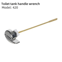 Bathroom Accessories Toilet Toilet Toilet Parts Toilet Toilet Tank Wrench Handle Drain Water Flush Metal Handle Suitable for TOT
