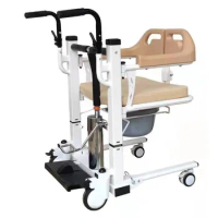 Manual Multi-function Hoist Lifting Wheelchair Elderly Disable Shower Toilet Patient Transfer Chair