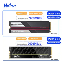 Netac SSD 1TB 7450MB/s SSD NVMe M.2 2280 512GB 2TB 4TB Internal Solid State Hard Disk M2 PCIe 4.0x4 SSD Drive for PS5 Laptop PC