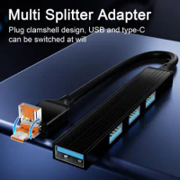 USB/Type-C Hub Multifunctional 4-in-1 Docking Station Plug And Play High Speed Data Transfer Multi Splitter Adapter 4 Port USB R