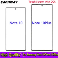 Front Touch Screen Outer Glass Lens For Samsung Galaxy Note10 Note 10 Plus N975 Panel Replacement For Samsung Note10 M2101K7AI