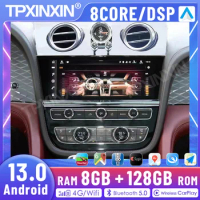 Qualcomm 10.9 Inch Android 13.0 For Bentley Continental Flying Spur 2004-2016 Car Radio Multimedia Player GPS CarPlay Head Unit