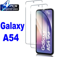 2Pcs/4Pcs 9H Tempered Glass For Samsung Galaxy A54 5G Screen Protector Glass Film