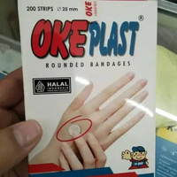 okeplast plester bulat isi 200strip