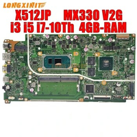 X512JP X712JP motherboard For ASUS V5000J A512J F512J K512J V512J V512J.I3-1005G1 I5-1035G1 i7-1065G7.4GB/8GB-RAM.MX330 V2G.
