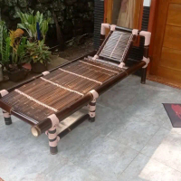 Lincak Bambu Lis Sudut Tali Rotan Sintesis - Model Terbaru Chairs Kursi Furniture