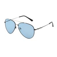 【MEGASOL】寶麗萊UV400時尚中性框偏光太陽眼鏡變色墨鏡(感光智能變色灰片彩片全天候適用-BS16612)