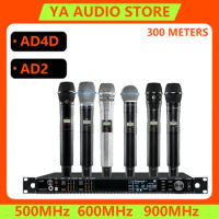 AD4D top wireless microphone equipped with AD2 microphone uhf long distance high quality performance microphone