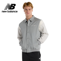 【New Balance】學院風撞色外套_男性_灰色_MO51507YST