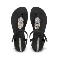 【IPANEMA】momo獨家 巴西涼鞋 水波紋系列 黑色 女款(夾腳拖 巴西拖 人字拖 8318223526)