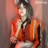 Vivi-Cos Anime Vtuber Nijisanji Mysta Rias Cool Shirt Handsome Cosplay Men's Costume Halloween Role Play Carnival New S-XL