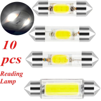 10Pcs 12V Auto White 31mm 36mm 39mm 41mm C5W C10W LED Bulb Canbus Festoon Led Car Interior Light Dom