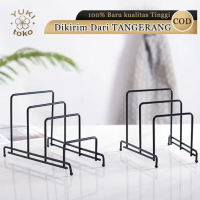 Rak Piring KECIL Satu Lapis Tempat Piring Rak Pengeringan Piring Bahan besi tebal Simple Kitchen Org