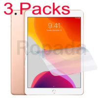 3 Packs soft PET screen protector for Apple iPad 7th 8th generation 10.2 10.2'' protective tablet film