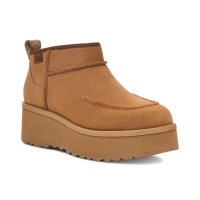 【UGG】女鞋/靴子/真皮雪靴/厚底靴/Cityfunc Ultra Mini(核桃棕-UG1158193HCK)