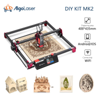 Mesin Pemotong Ukiran Laser DIY, Algolaser, Kit 10W, MK2, 400x435mm, Penggunaan Luar Talian, Penguki